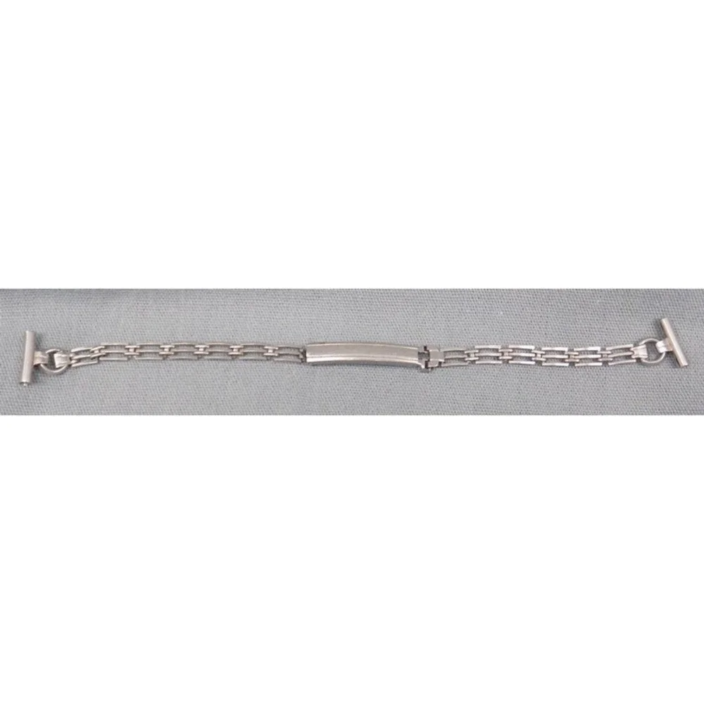 Pontiac Stainless Steel Ladies Watch Band 5.5 x 7/16 Inch Deployment Clasp